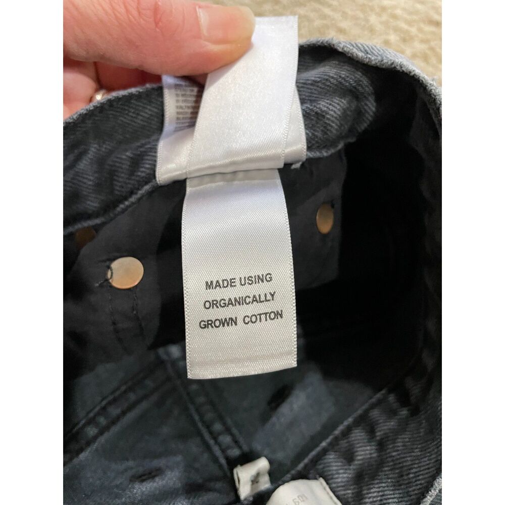 Women's AGOLDE Balloon black Jeans Size 25 High Rise Denim organic cotton - Picture 12 of 16